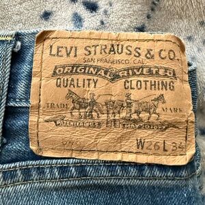 Levi's Blue Flare & Wide Leg Jeans